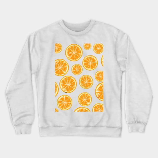 Orange Slices Crewneck Sweatshirt by nickemporium1